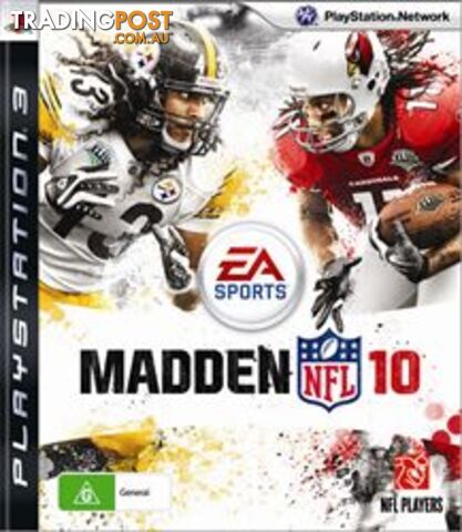 Madden NFL 10 [Pre-Owned] (PS3) - EA Sports - Retro P/O PS3 Software GTIN/EAN/UPC: 5030941074834