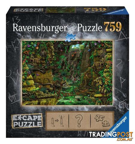 Ravensburger Escape Puzzle 2 The Temple Grounds 759 Piece Jigsaw Puzzle - Ravensburger - Tabletop Jigsaw Puzzle GTIN/EAN/UPC: 4005556199570