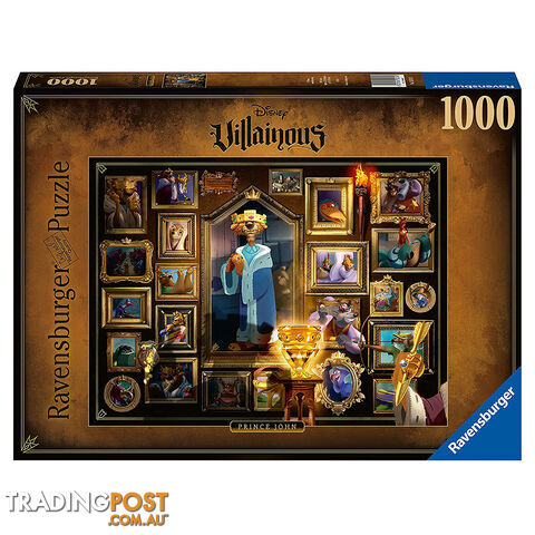 Ravensburger Villianous Prince John 1000 Piece Jigsaw Puzzle - Ravensburger - Tabletop Jigsaw Puzzle GTIN/EAN/UPC: 4005556150243