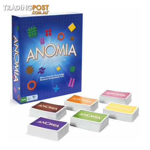 Anomia Party Edition Board Game - Anomia Press BGANPARTY - Tabletop Board Game GTIN/EAN/UPC: 798304207729