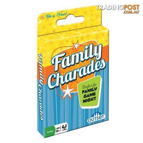 Family Charades Card Game - Outset - Tabletop Card Game GTIN/EAN/UPC: 625012191661