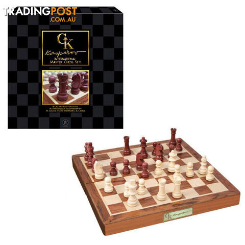 Kasparov International Master Class Chess Set - Ambassador Games - Tabletop...