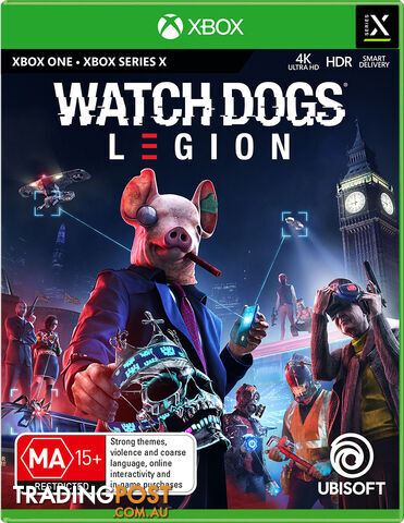 Watch Dogs Legion [Pre-Owned] (Xbox Series X, Xbox One) - Ubisoft - P/O Xbox One Software GTIN/EAN/UPC: 3307216135296