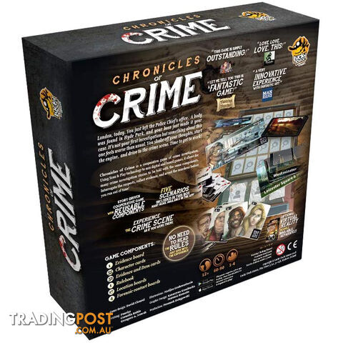Chronicles Of Crime Board Game - Lucky Duck Games - Tabletop Board Game GTIN/EAN/UPC: 603813959628 - photo 2 of 3