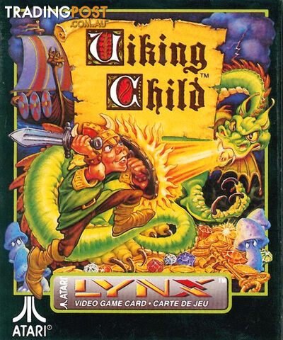 Viking Child (Atari Lynx) - Atari - Retro Lynx Software GTIN/EAN/UPC: 077000020666