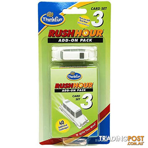 Thinkfun Rush Hour Add-On Card Set 3 Card Game - ThinkFun - Tabletop Puzzle Game GTIN/EAN/UPC: 4005556764525