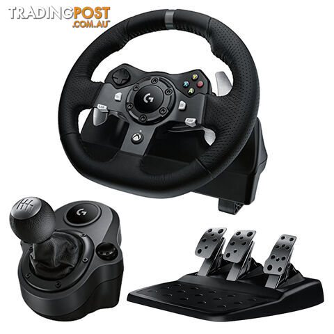 Logitech G920 Driving Force Racing Wheel for Xbox / PC + Logitech Driving Force Shifter - Logitech - Racing Simulation GTIN/EAN/UPC: 097855114716