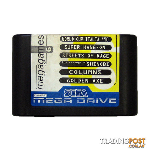 Mega Games 6 Yellow [Pre-Owned] (Mega Drive) - SEGA 44 - Retro Mega Drive...
