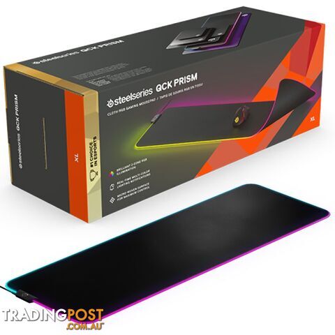 Steelseries QCK Prism Cloth RGB Mouse Pad (Extra Large) - Steelseries - PC Accessory GTIN/EAN/UPC: 5707119036818