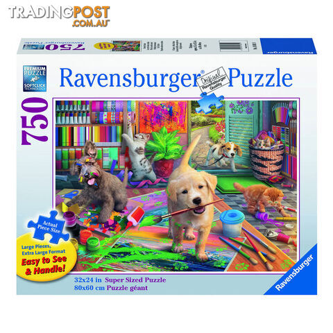 Ravensburger Cute Crafters 750 Piece Large Format Puzzle - Ravensburger - Tabletop Jigsaw Puzzle GTIN/EAN/UPC: 4005556168019