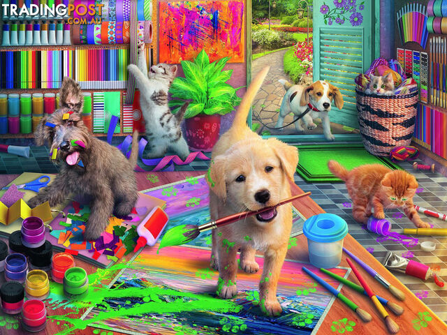 Ravensburger Cute Crafters 750 Piece Large Format Puzzle - Ravensburger - Tabletop Jigsaw Puzzle GTIN/EAN/UPC: 4005556168019 - photo 2 of 2