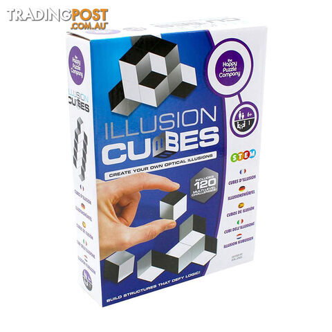 Illusion Cubes Puzzle Game - The Happy Puzzle Company - Tabletop Puzzle Game GTIN/EAN/UPC: 716053036407