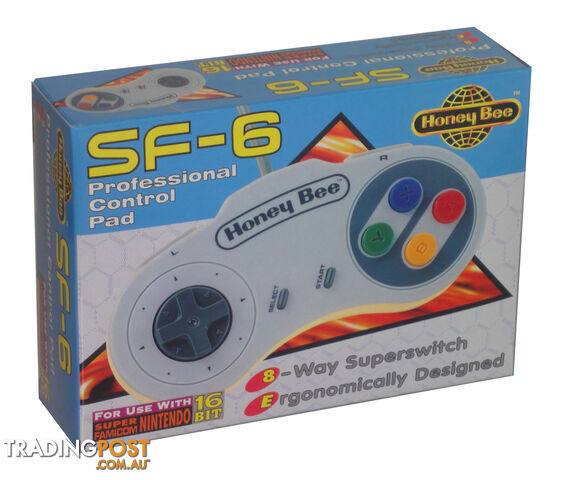 Super Nintendo (SNES) Honey Bee Controller - Honey Bee - Retro SNES...