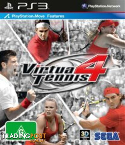 Virtua Tennis 4 [Pre-Owned] (PS3) - SEGA - Retro P/O PS3 Software GTIN/EAN/UPC:...
