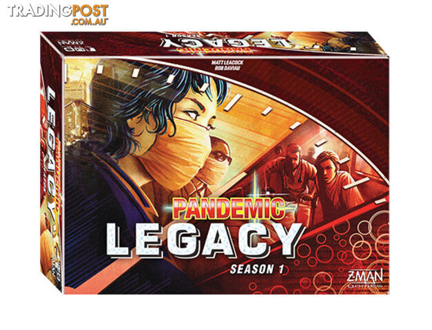 Pandemic Legacy: Season 1 Red Edition Board Game - Z-Man Games BGPLRE - Tabletop Board Game GTIN/EAN/UPC: 681706711713