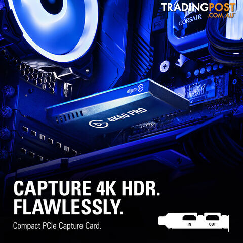 Elgato Game Capture 4K60 Pro MK.2 Capture Card - Elgato Gaming - Streaming GTIN/EAN/UPC: 840006610946 - photo 5 of 10