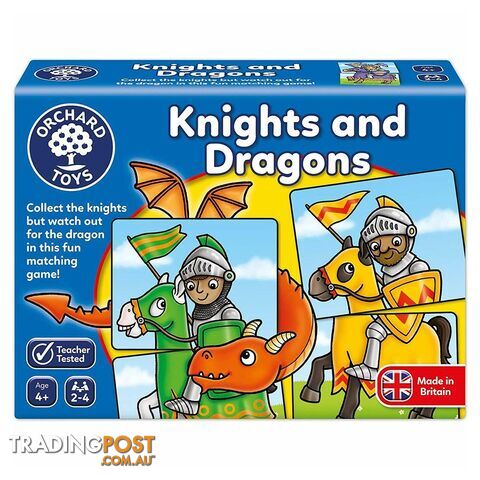 Orchard Toys Knights & Dragons Board Game - Orchard Toys - Tabletop Board Game GTIN/EAN/UPC: 5011863000217