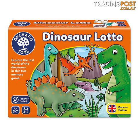 Orchard Toys Dinosaur Lotto Card Game - Orchard Toys - Tabletop Board Game GTIN/EAN/UPC: 5011863102997