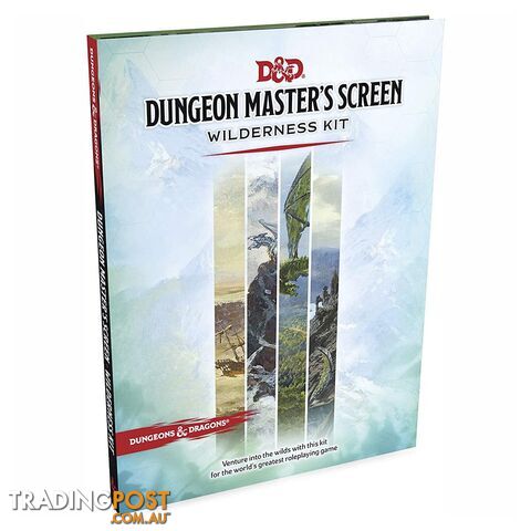 Dungeons & Dragons Dungeon Master Screen Wilderness Kit - Wizards of the Coast - Tabletop Role Playing Game GTIN/EAN/UPC: 9780786967209