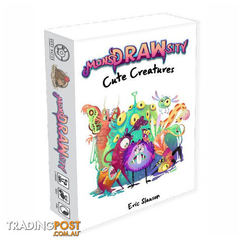 MonsDRAWsity Cute Creatures Expansion Board Game - Deep Water Games - Tabletop...
