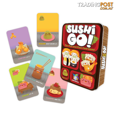 Sushi Go! Card Game - Gamewright 030215-59751-M - Tabletop Card Game GTIN/EAN/UPC: 759751002497