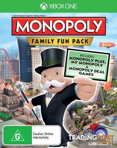 Monopoly: Family Fun Pack (Xbox One) - Ubisoft - Xbox One Software GTIN/EAN/UPC: 3307215802274 - photo 1 of 1