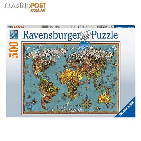 Ravensburger World of Butterflies 500 Piece Jigsaw Puzzle - Ravensburger - Tabletop Jigsaw Puzzle GTIN/EAN/UPC: 4005556150434