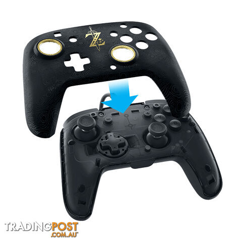 PDP Faceoff Deluxe Wired Pro Zelda Controller for Nintendo Switch - PDP - Switch Accessory GTIN/EAN/UPC: 708056061951 - photo 4 of 6