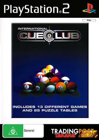 International Cue Club [Pre-Owned] (PS2) - Retro PS2 Software GTIN/EAN/UPC: 8713399013392