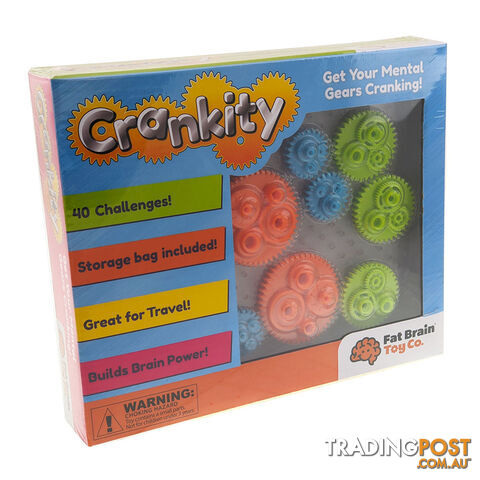 Crankity Puzzle Game - Fat Brain Toy Co FAT140-1 - Toys Games & Puzzles GTIN/EAN/UPC: 811802021564