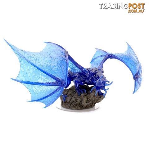 Dungeons & Dragons Icons of the Realms Sapphire Dragon Premium Figure - WizKids - Tabletop Role Playing Game GTIN/EAN/UPC: 634482960196