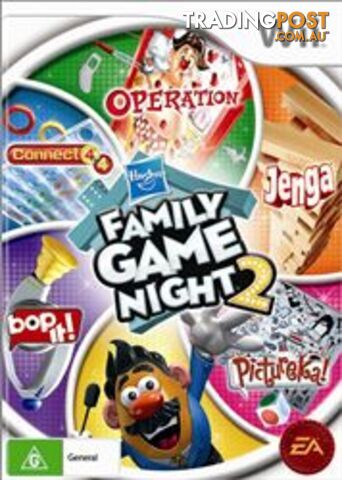 Hasbro Family Game Night 2 [Pre-Owned] (Wii) - Electronic Arts - P/O Wii...
