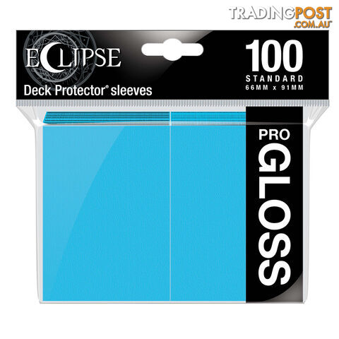 Ultra Pro Eclipse Gloss Deck Protectors 100 Pack (Sky Blue) - Ultra Pro - Tabletop Trading Cards Accessory GTIN/EAN/UPC: 074427156039