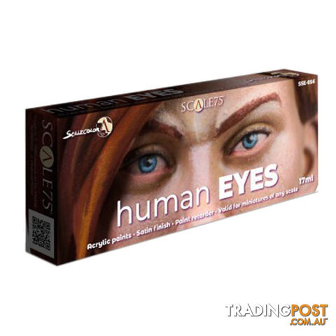 Scale 75 Scalecolor Human Eyes Paint Set - Scale75 - Tabletop Miniatures GTIN/EAN/UPC: 8423153062343