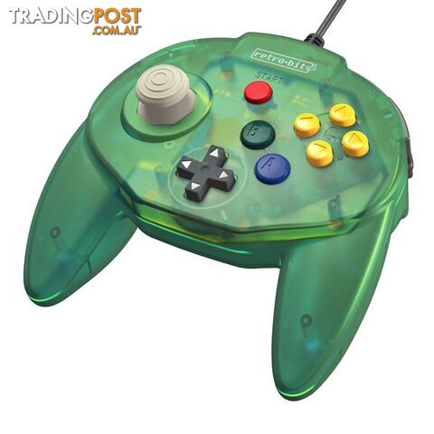 Retro-Bit Tribute64 Forest Green Wired Controller for PC - Retro-bit - PC Accessory GTIN/EAN/UPC: 849172010796 - photo 3 of 8