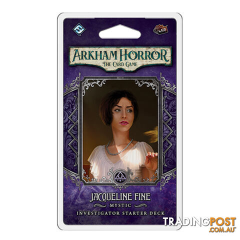 Arkham Horror The Card Game Jacqueline Fine Investigator Starter Deck - Fantasy Flight Games - Tabletop Card Game GTIN/EAN/UPC: 841333111472