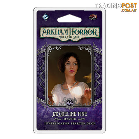 Arkham Horror The Card Game Jacqueline Fine Investigator Starter Deck - Fantasy Flight Games - Tabletop Card Game GTIN/EAN/UPC: 841333111472