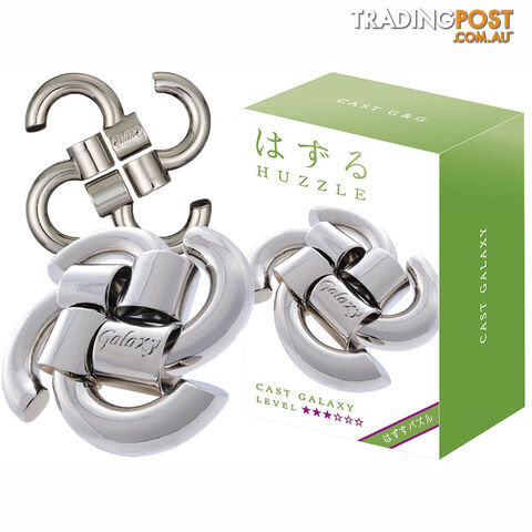 Hanayama Level 3 Cast Galaxy Puzzle - Hanayama Co.,LTD. - Tabletop Puzzle Game GTIN/EAN/UPC: 779090900674