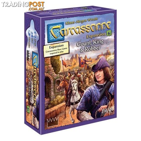 Carcassonne: Count, King & Robber Expansion 6 Board Game - Z-Man Games - Tabletop Board Game GTIN/EAN/UPC: 841333104351