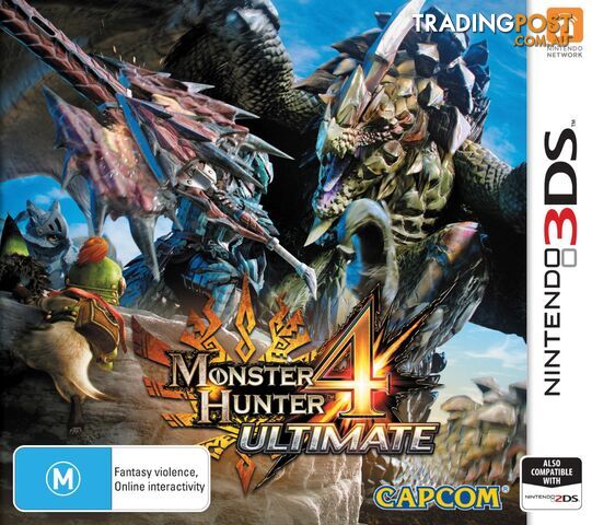 Monster Hunter 4 Ultimate [Pre-Owned] (3DS) - Capcom - P/O 2DS/3DS Software...