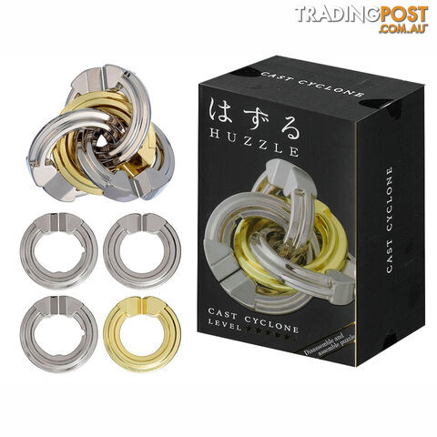 Hanayama Huzzle Level 5 Cyclone Puzzle - Hanayama Co.,LTD. - Tabletop Puzzle Game GTIN/EAN/UPC: 779090901336