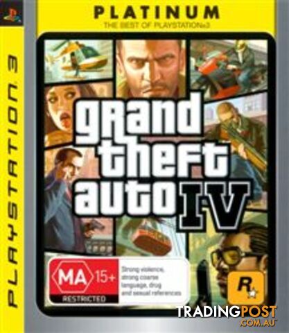 Grand Theft Auto IV [Pre-Owned] (PS3) - Rockstar Games - Retro P/O PS3 Software GTIN/EAN/UPC: 5026555400268
