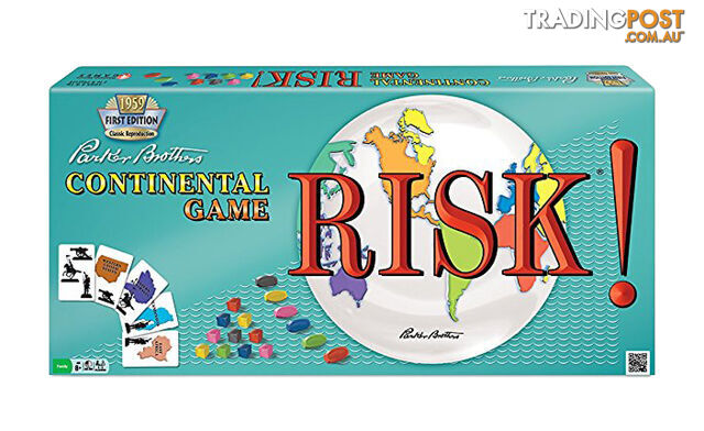 Risk! 1959 First Edition Classic Board Game - Hasbro Gaming - Tabletop Board Game GTIN/EAN/UPC: 714043011212