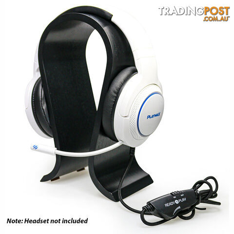 Playmax Wooden Headset Stand (Black) - Playmax - Headset GTIN/EAN/UPC: 9312590160738 - photo 3 of 4