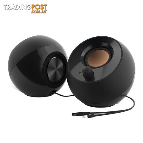 Creative Pebble 2.0 Modern USB Desktop Speakers (Black) - Creative Technology Ltd. - PC Accessory GTIN/EAN/UPC: 054651192027 - photo 2 of 2