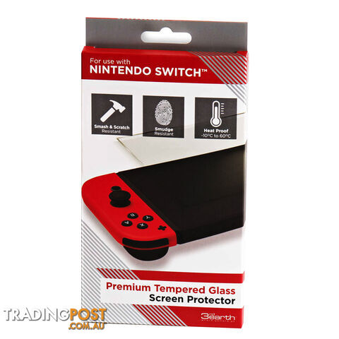 Nintendo Switch Premium Tempered Glass Screen Protector - 3rd Earth - Switch Accessory GTIN/EAN/UPC: 7120386295272