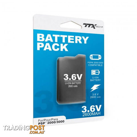 TTX Tech Rechargeable Battery Pack for PSP 2000 - TTX Tech - PSP Accessory...