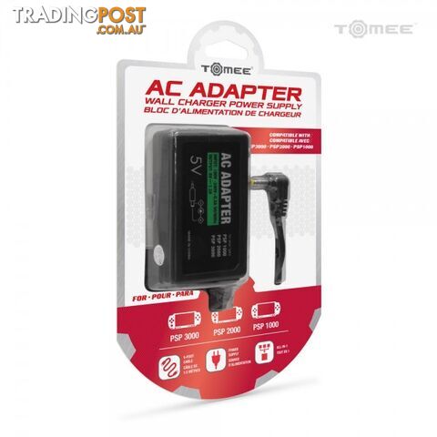 Tomee AC Adapter For PSP 1000, 2000, 3000 - Tomee - PSP Accessory GTIN/EAN/UPC:...