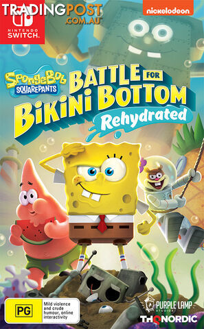 Spongebob Squarepants Battle for Bikini Bottom Re-hydrated (Switch) - THQ Nordic - Switch Software GTIN/EAN/UPC: 9120080074492