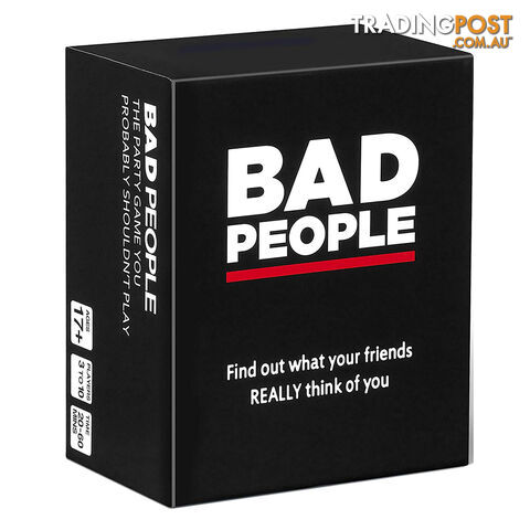 Bad People Card Game - Bad People - Tabletop Card Game GTIN/EAN/UPC: 866157000306